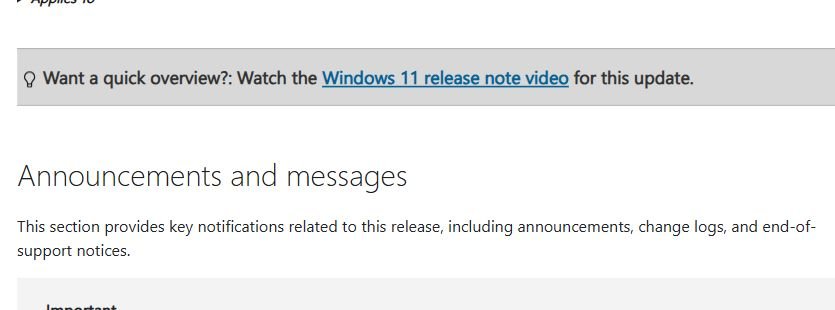 Screenshot of Microsoft’s KB5127648 known-issue section for Remote Desktop error 0xC000000D.